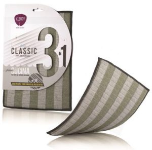 Laveta bucatarie 3in1 Clendy Classic pentru toate suprafetele din inox