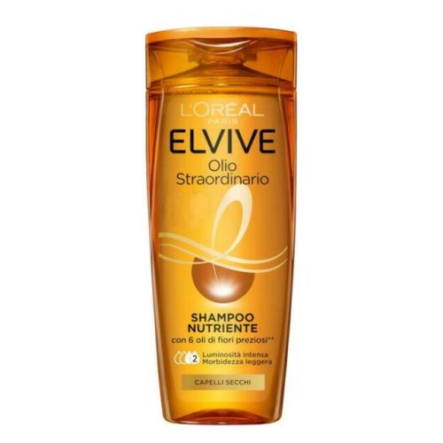 Sampon L'oreal Elvive hranitor cu 6 micro-uleiuri de flori pretioase pentru par uscat sau deteriorat 250 ml