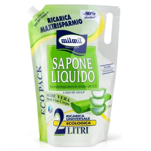 Rezerva sapun lichid Milmil cu aloe vera 2l