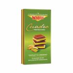 Ciocolata Novi"Cuadro" cu fistic fara gluten 110gr