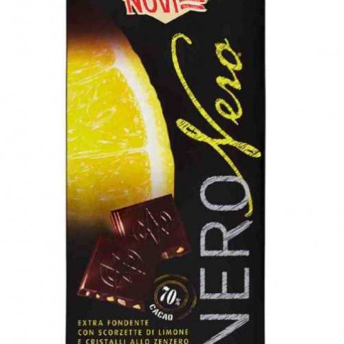 Ciocolata  neagra Novi cu lamaie si ghimbir 75 g