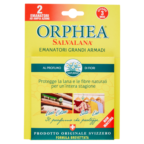 Emanator Orphea pentru dulapuri mari-parfum de flori-2 buc