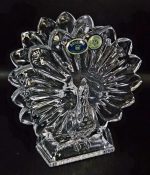 Suport servetele Paun din Cristal Bohemia