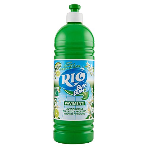 Detergent pardoseli Rio Bum Bum cu lamaie si floare de portocal de Sicilia 750ml