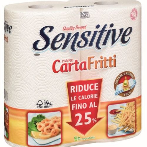 Hartie de bucatarie Sensitive "Carta Fritti"2 role