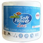 Hartie Soft Flower Love multiple utilizari 2 straturi 800 coli