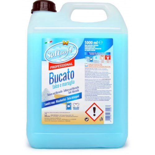 Detergent lichid Soft Soft profesional rufe cu talc si marisglia 5L