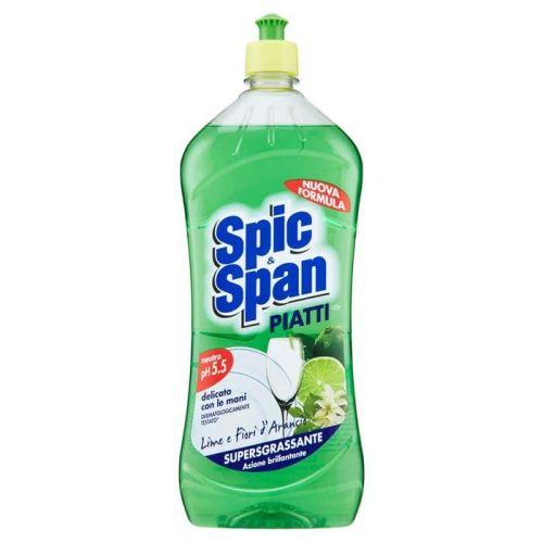 Detergent de vase Spic&Span cu lamaie si flori de portocal 1000ml