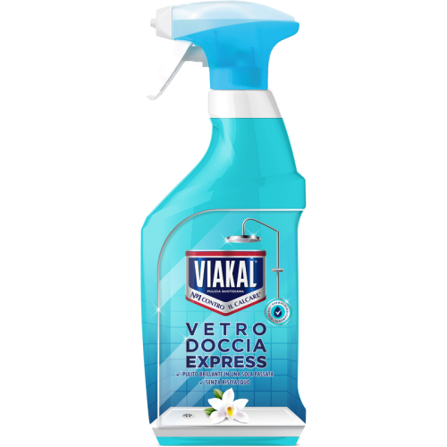 Spray Viakal pentru cabina de dus cu flori albe de primavara 470ml