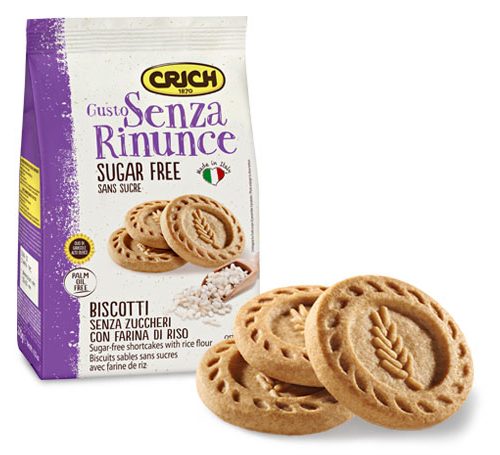 Biscuiti cu faina de orez Crich fara zahar 270gr