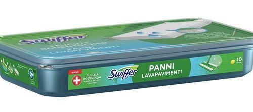 Lavete umede pardoseala igienizante Swiffer cu parfum de lamaie 10 buc