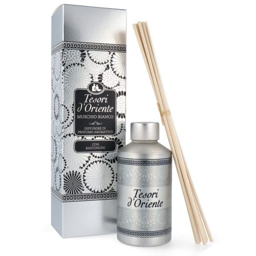 Odorizant de camera Tesori D’oriente Musc Alb 200 ml