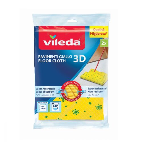 Laveta pardoseli Vileda 3D 60x50 cm 2 bucati