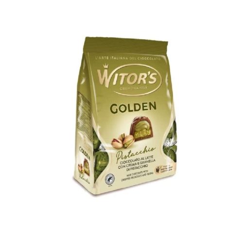 Praline de ciocolata Witor's Golden cu fistic 200 gr