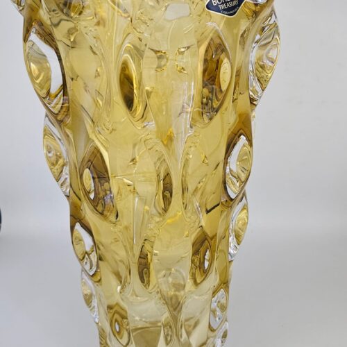 Vaza Bohemia Samba amber 30cm
