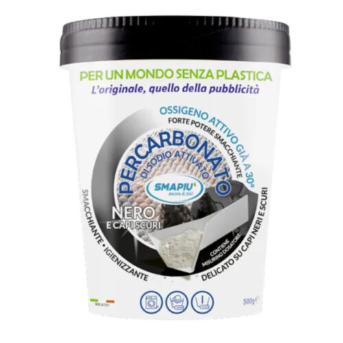 Percarbonat pulbere SMAPIU pentru rufe negre 500gr