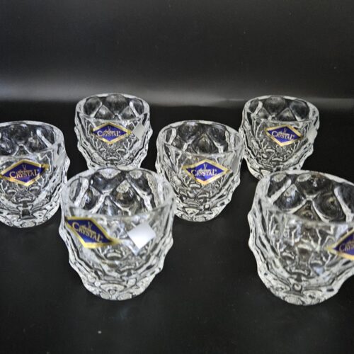  Set pahare espresso cristal Bohemia - Morris -6 buc