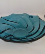 Fructiera Cristalin Bohemia Surf Azur